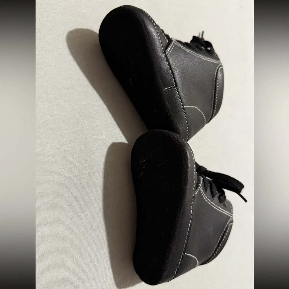 Baby Shoe Bundle 2p 9-12 Months - Blue Loafers & Black Boots